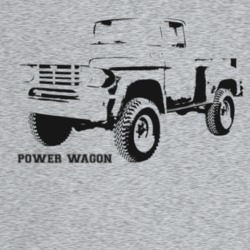 1958 Power Wagon Three Quarter Angle View With Model Name Light Color 