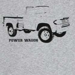 1959 Power Wagon Three Quarter Angle View With Model Name Light Color 