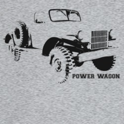 1960 Power Wagon Three Quarter Angle View With Model Name Light Color 