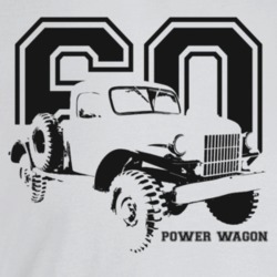 1960 Power Wagon Three Quarter Angle View With Year And Model Name Lig