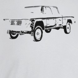 1962 Power Wagon Three Quarter Angle View Light Color T Shirt