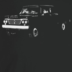 1962 Power Wagon Three Quarter Angle View Dark Color T Shirt