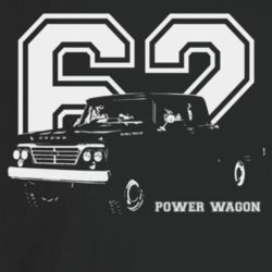 1962 Power Wagon Three Quarter Angle View With Year And Model Name Dar