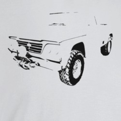 1963 Power Wagon Three Quarter Angle View Light Color T Shirt