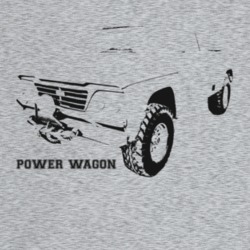 1963 Power Wagon Three Quarter Angle View With Model Name Light Color 