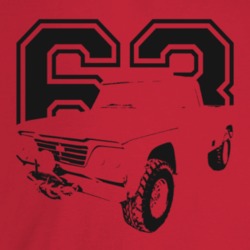 1963 Power Wagon Three Quarter Angle View With Year Light Color T Shir