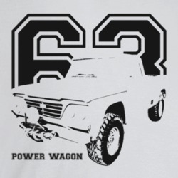 1963 Power Wagon Three Quarter Angle View With Year And Model Name Lig