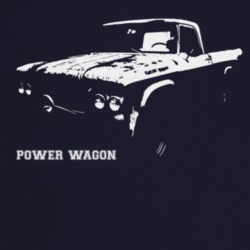 1963 Power Wagon Three Quarter Angle View With Model Name Dark Color T