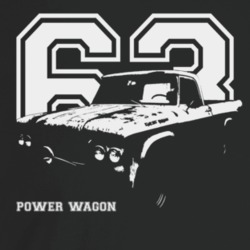 1963 Power Wagon Three Quarter Angle View With Year And Model Name Dar