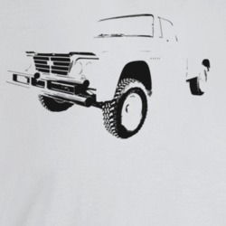 1964 Power Wagon Three Quarter Angle View Light Color T Shirt