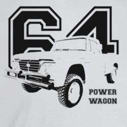 1964 Power Wagon Three Quarter Angle View With Year And Model Name Lig