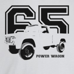 1965 Power Wagon Three Quarter Angle View With Year And Model Name Lig
