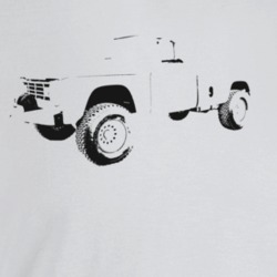 1966 Power Wagon Three Quarter Angle View Light Color T Shirt