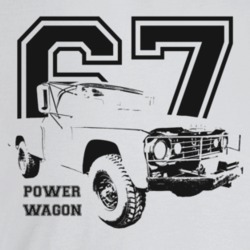 1967 Power Wagon Three Quarter Angle View With Year And Model Name Lig