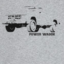 1969 Power Wagon Three Quarter Angle View With Model Name Light Color 