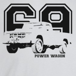 1969 Power Wagon Three Quarter Angle View With Year And Model Name Lig