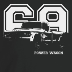 1969 Power Wagon Three Quarter Angle View With Year And Model Name Dar