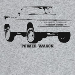 1970 Power Wagon Three Quarter Angle View With Model Name Light Color 