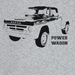 1971 Power Wagon Three Quarter Angle View With Model Name Light Color 