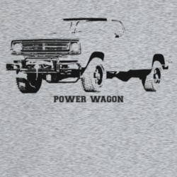 1972 Power Wagon Three Quarter Angle View With Model Name Light Color 
