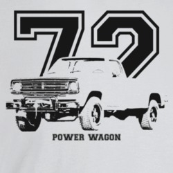 1972 Power Wagon Three Quarter Angle View With Year And Model Name Lig