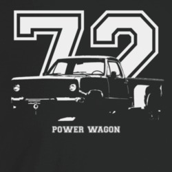 1972 Power Wagon Three Quarter Angle View With Year And Model Name Dar