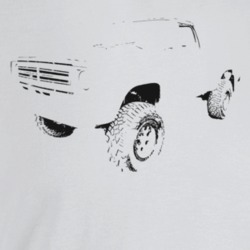 1973 Power Wagon Three Quarter Angle View Light Color T Shirt