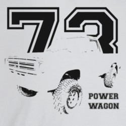 1973 Power Wagon Three Quarter Angle View With Year And Model Name Lig