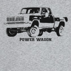 1974 Power Wagon Three Quarter Angle View With Model Name Light Color 