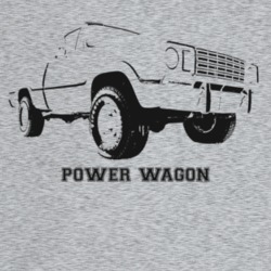 1978 Power Wagon Three Quarter Angle View With Model Name Light Color 