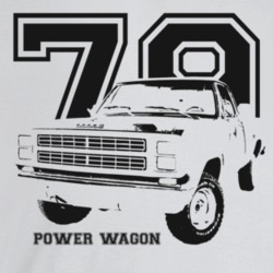 1979 Power Wagon Three Quarter Angle View With Year And Model Name Lig