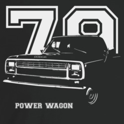1979 Power Wagon Three Quarter Angle View With Year And Model Name Dar