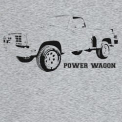 1980 Power Wagon Three Quarter Angle View With Model Name Light Color 