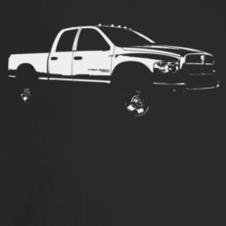 2005 Power Wagon Three Quarter Angle View Dark Color T Shirt