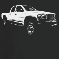 2006 Power Wagon Three Quarter Angle View Dark Color T Shirt