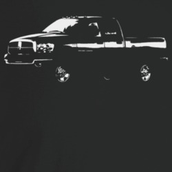 2007 Power Wagon Three Quarter Angle View Dark Color T Shirt