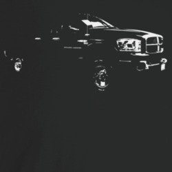 2008 Power Wagon Three Quarter Angle View Dark Color T Shirt