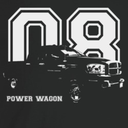 2008 Power Wagon Three Quarter Angle View With Year And Model Name Dar
