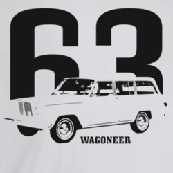 1963 Wagoneer Three Quarter Angle View With Year And Model Name Light 