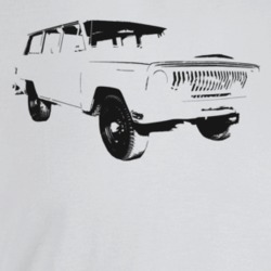1967 Wagoneer Three Quarter Angle View Light Color T Shirt