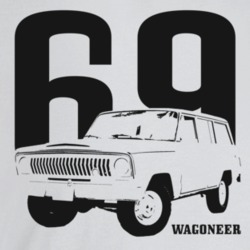 1969 Wagoneer Three Quarter Angle View With Year And Model Name Light 