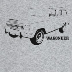 1971 Wagoneer Three Quarter Angle View With Model Name Light Color T S