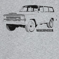 1973 Wagoneer Three Quarter Angle View With Model Name Light Color T S