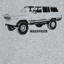 1974 Wagoneer Three Quarter Angle View With Model Name Light Color T S