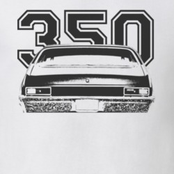 1971 CHEVY NOVA Faded Look Rear View Black Graphic With Engine Size Li