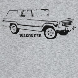 1975 Wagoneer Three Quarter Angle View With Model Name Light Color T S