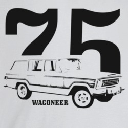 1975 Wagoneer Three Quarter Angle View With Year And Model Name Light 