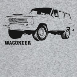 1976 Wagoneer Three Quarter Angle View With Model Name Light Color T S