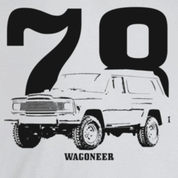 1978 Wagoneer Three Quarter Angle View With Year And Model Name Light 
