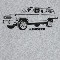 1987 Wagoneer Three Quarter Angle View With Model Name Light Color T S